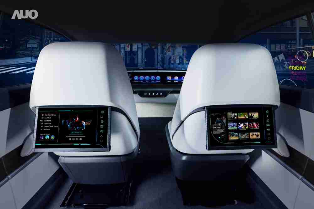 财神娱乐新一代Smart Cockpit 2024，，以Micro LED先进显示技术优势，，，创建〝可卷式后座娱乐显示器〞，，仅在互动时才显示出所需画面及信息，，，，扩充更丰富的娱乐和交互信息服务，，，获国际奖项荣耀